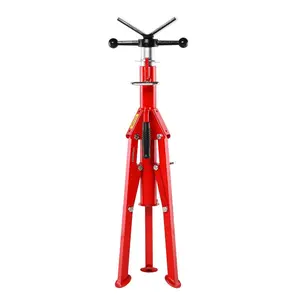 VEVOR V Head Pipe Stand Adjustable Height 28-52 Inch, Pipe Jack Stands 2500 LB. Capacity, Folding Portable Pipe Stands 1/2 to 12 Inch Pipe Supporting, Steel Jack StandsVEVOR Super Brand Day