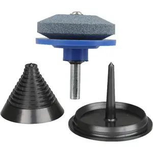 Lawn Mower  Sharpener for Drill and Lawn Mower  Balancer Set Fit for Lawn Mower Tractor Garden Tools