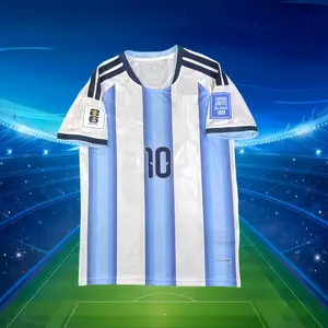 25-26 Home Blue and White Short-Sleeve Fan Edition Messi#10 Jersey