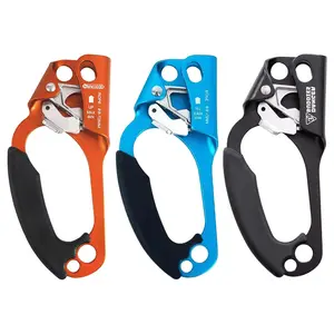 Left & Right Hand Ascender, Rope Clamp for 8–13MM Ropes, Professional Climbing Gear for Rock Climbing & Outdoor Rescue