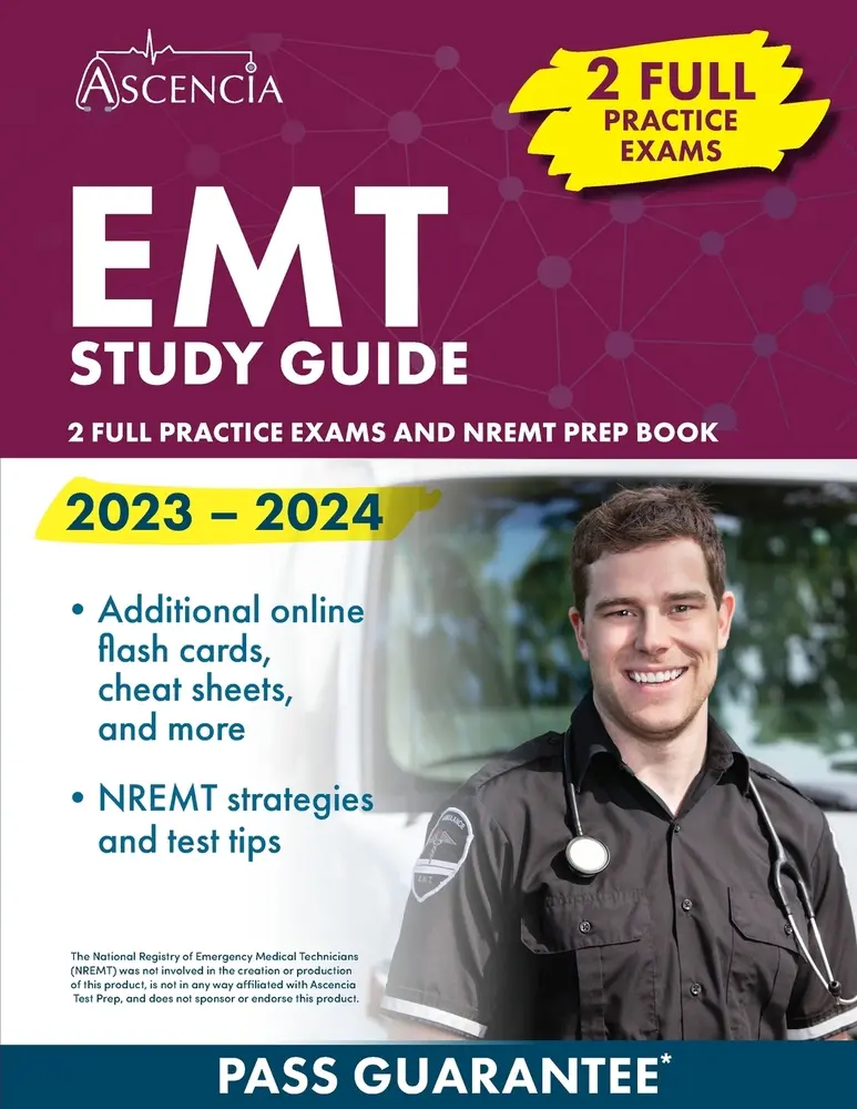 USED Book - EMT Study Guide 2023-2024: 2 Full Practice Exams and NREMT Prep Book by Falgout, E. M. (Paperback) - english