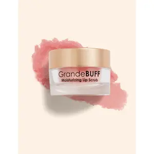 GrandeBUFF Moisturizing Lip Scrub - Grande Cosmetics - with Argan Oil & Shea Butter - Gentle Exfoliant  - Smooth & Soft Lips - Daily Formula