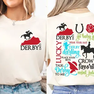 Kentucky Derby 2025 Shirt, Talk Derby To Me Shirt, Go Baby Go Derby Day Shirt, Horse Racing Lover Tee, Kentucky Race Weekend Shirt Q91