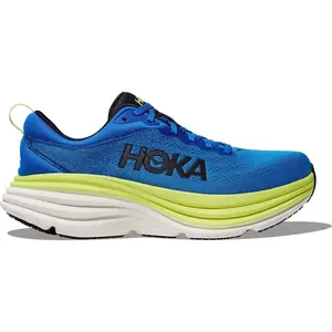 HOKA Men's Bondi 8 Running Shoes - Lightweight Sole, Breathable Mesh, Cushioned Sockliner, All Seasons Comfort & Support
