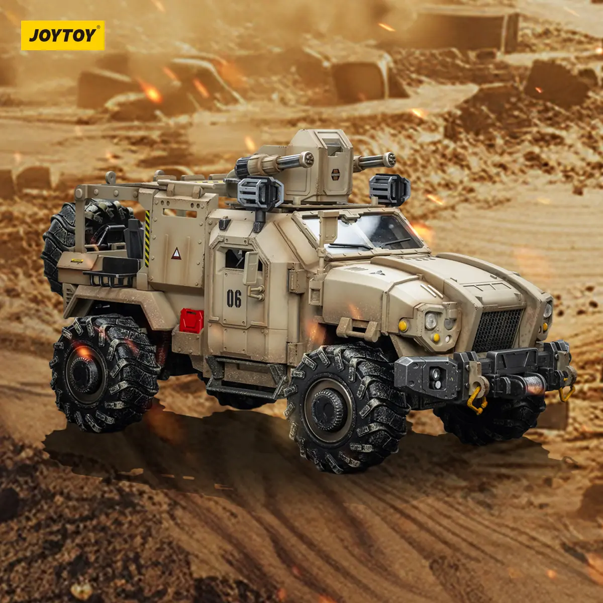 JOYTOY Hardcore Coldplay 1/18 Action Figures Cyclone Assault Armored Car