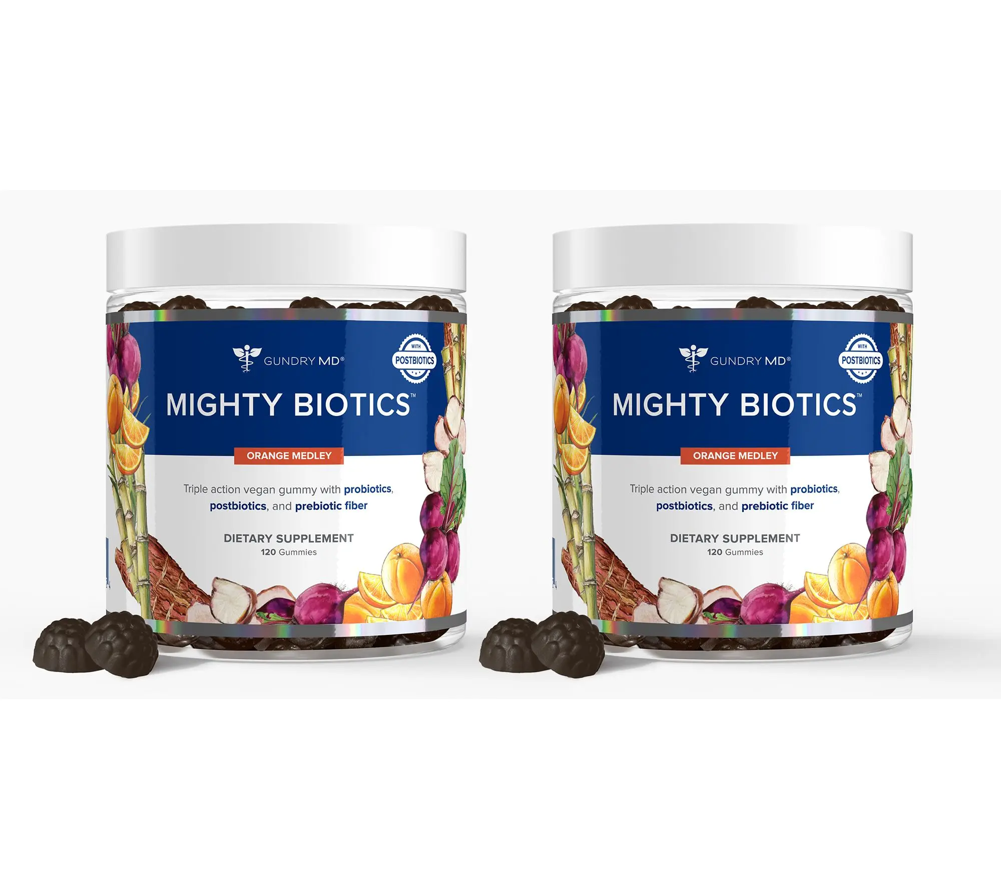 GundryMD Triple Action Probiotic Gummy 120 Day of Supply