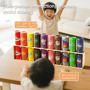 Guess Who Drink Bottle Matching Game Set, Memory Match Board Game, Family Board Games, Tabletop Games, Educational Interactive Toy for Family Gatherings, Birthdays, Christmas Parties, Family Fun Game