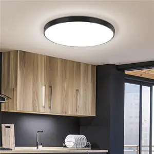 24W Led Ceiling Light, 12 Inch Flush Mount Ceiling Light, 6500K Super Bright Light Fixture with 3000 Lumens for Bedroom, Living Room, Hallway, Dining Room, Study Room
