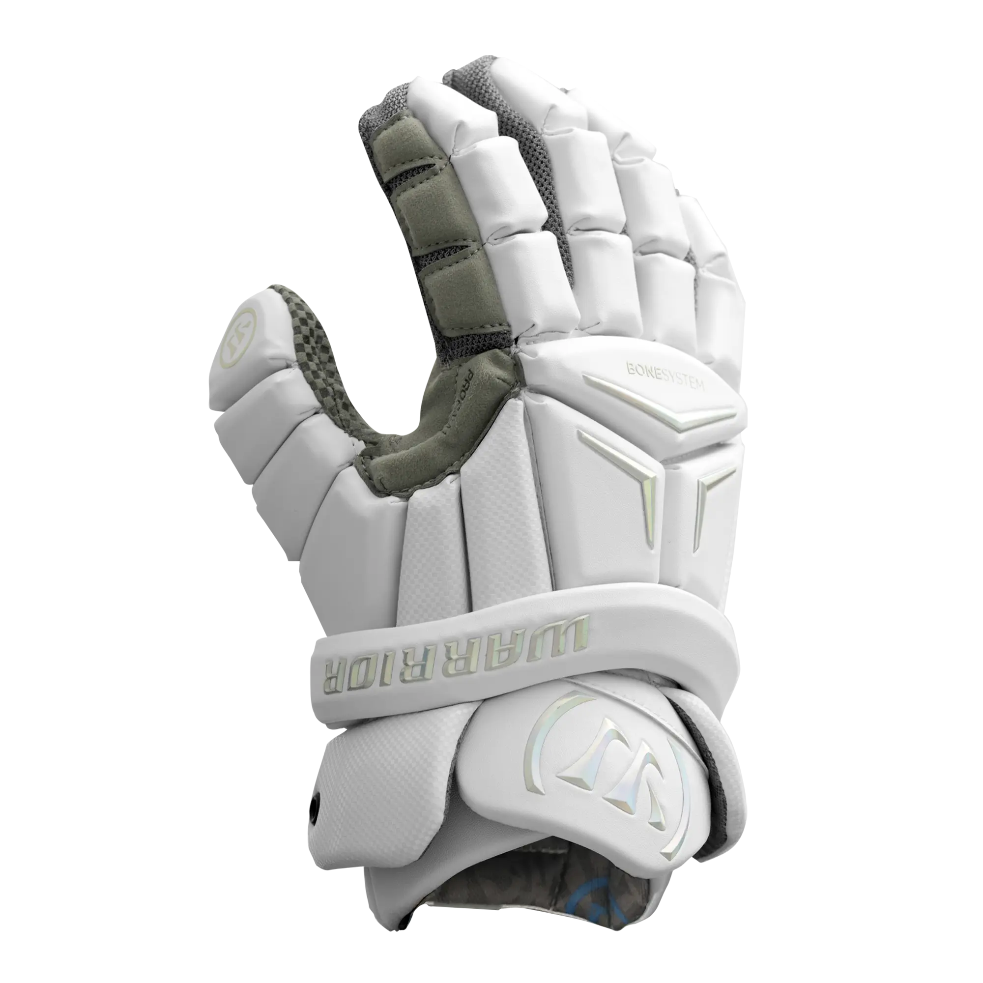 Warrior Franchise Lacrosse Gloves, Featuring Impact Zones, Pro Palm, Tri-Cuff Flare, Authentic Pro Palm for Sports & Outdoor Use, Flared, Bone System, Closed Floating Cuff, Adults, Flexibility