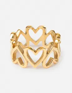 Heart Chain Ring