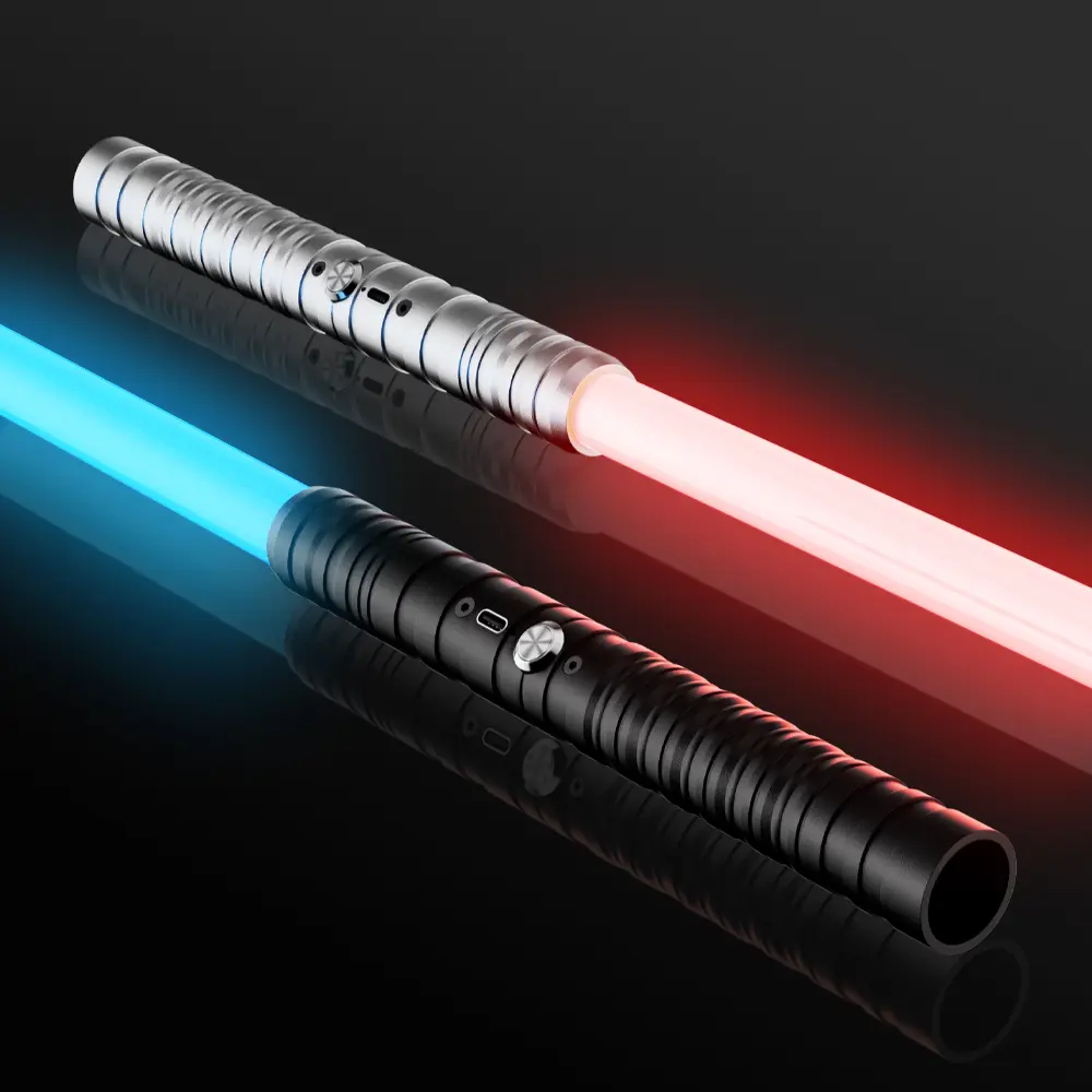 Immersive 20-Color RGB Lightsaber, USB-Rechargeable Lightsaber, Supports 20 Colors and 3 Modes, 4 Battle Sound Effects—The Ultimate Gift for Cosplay Parties and Sci-Fi Fans