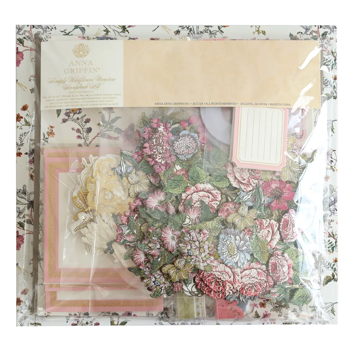 Simply Wildflower Meadow Scrapbook Kit with Album