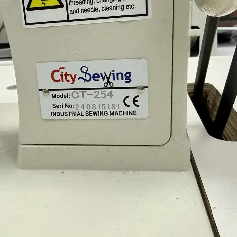City Sewing CT-254 Industrial Chain Stitch Embroidery Machine Brand New Cornely-Style for Garments & Leather High-Speed Stitching for Efficient Production