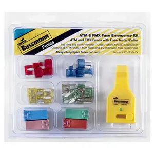 Cooper Bussmann ATM-FMX-EK FMX Emergency Fuse Kit- 30 Piece, Fuse Tester, 30 Pieces