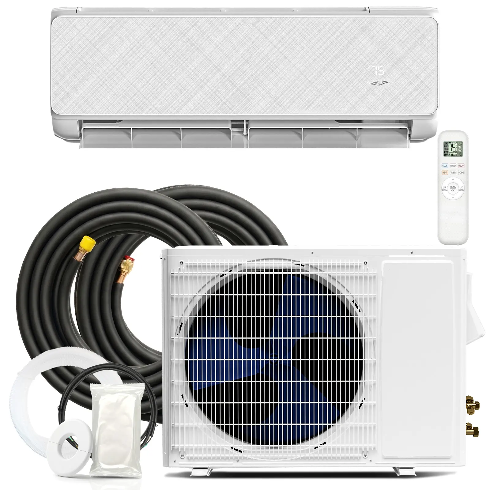 Antarctic Star 18000 BTU Ductless Mini Split AC & Heat Pump, SEER2 Inverter, WiFi Alexa Control, Low Noise, Cools 450 Sq.Ft, 230V, Wall Mount. Enjoy fast free delivery & exclusive deals. Join Prime