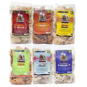 Eat Porky Bites Sylvester Mouth Pack 6 CT Variety Pack - 3.5oz Bags of Bold Flavors for Parties & Snacking On-The-Go Gluten Free High in Fiber