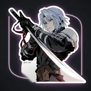 Sephiroth One Winged Angel Sticker