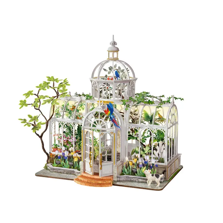 Rolife Oxygen Oasis DIY Miniature House Kit Set, Building Toy for Toys & Hobbies Enthusiasts, Model DH102