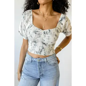 Floral Smocked Top