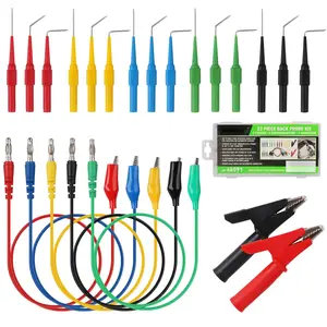22PCS Back Probe Kit, Back Probe Pin Kit hand tool accessory impact coupler tool kit cool mechanic
