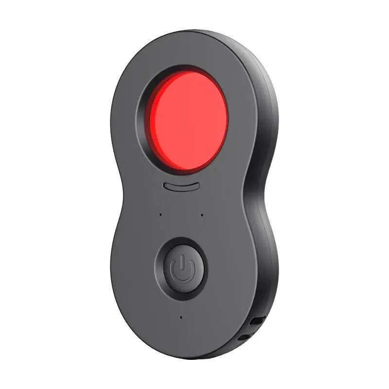 Portable Pinhole Camera Detector - 7x3cm ABS Plastic Compact Infrared Signal Scanner, Wired Privacy Protection Device with 1-Button Operation for Hotel Security to Prevent Unauthorized Monitoring, Mini Cameras, Pinhole Cameras