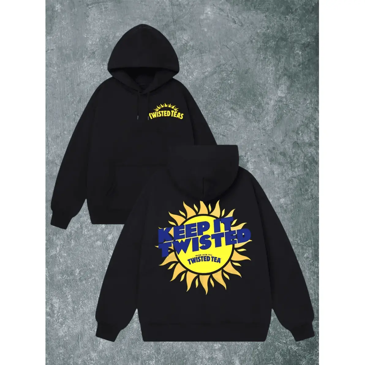Twisted Tea Cotton Blend Hoodie For Men Stylish And Comfortable Long Sleeve Pullover For Autumn And Winter Fashion Hoodied Cotton Hoodie Everyone