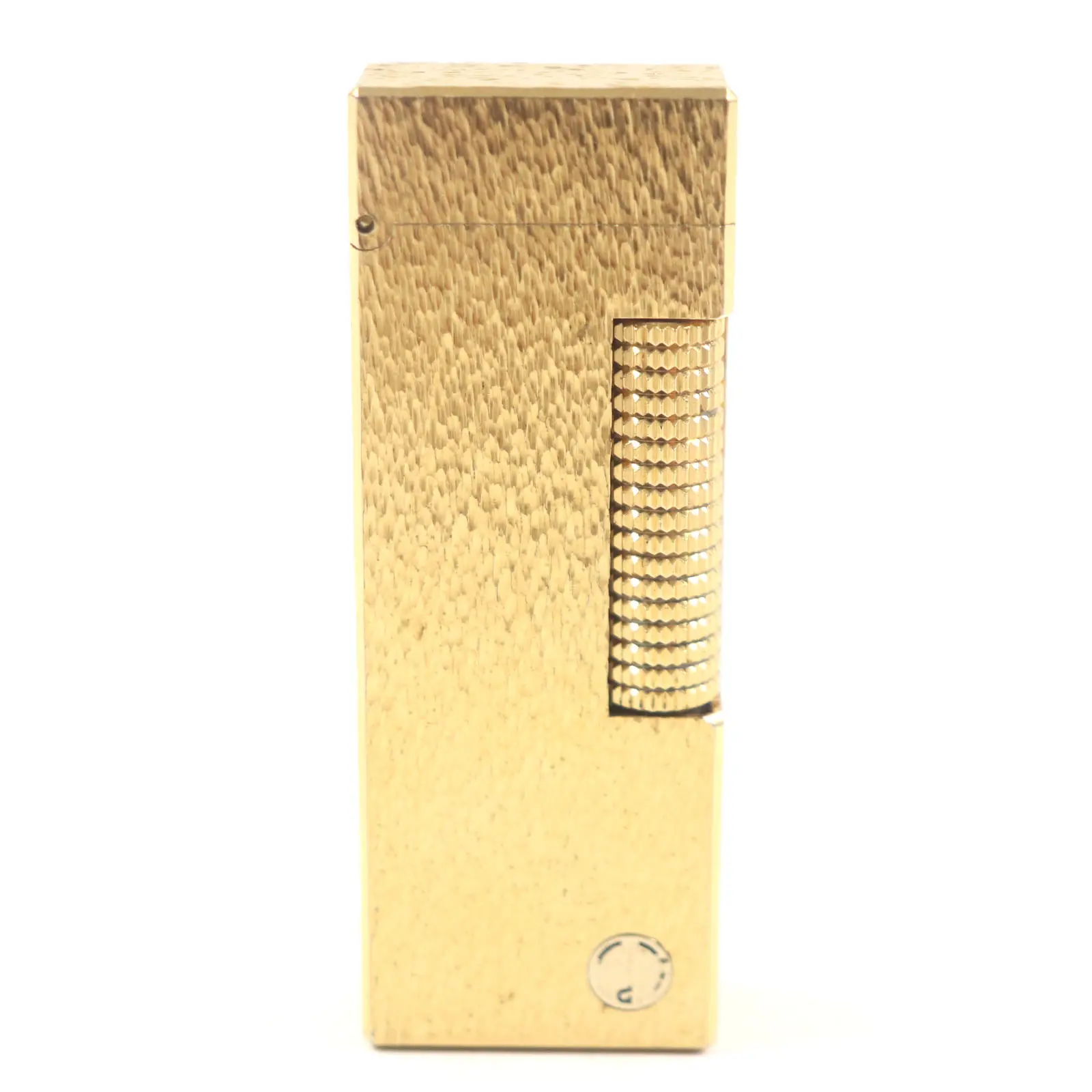 Pre-owned Dunhill Stainless Small Leather Goods Square Logo All over Print Lighter