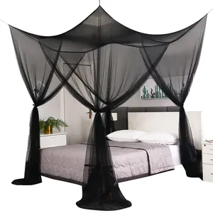 Bed Canopy,Canopy Bed Curtains Bed Drapes for Full Queen King Size Bed,Mosquito Net Bed Curtains for Patio Indoor Outdoor Net,Bed Canopy Curtains for Gothic,Halloween Decoration