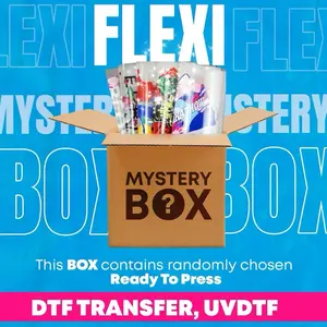 Mystery Box - (Transfers sheet only. DTF transfers & UVDTF stickers High Quality).
