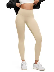 ODODOS No Front Seam Yoga Leggings for Women - 25" / 28" High Waist Buttery Soft Lounge Yoga Pants