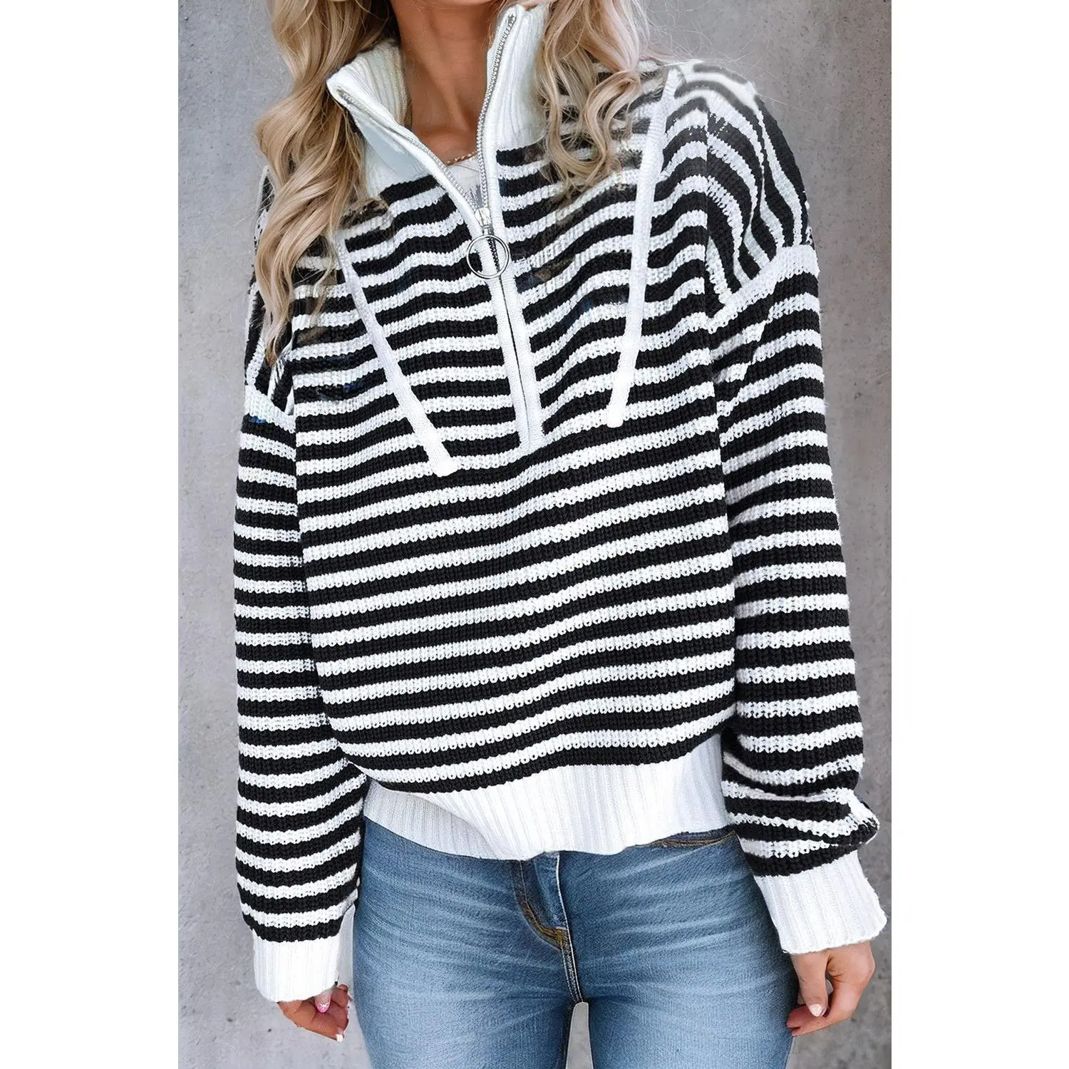 Sadie Zip Up Sweater