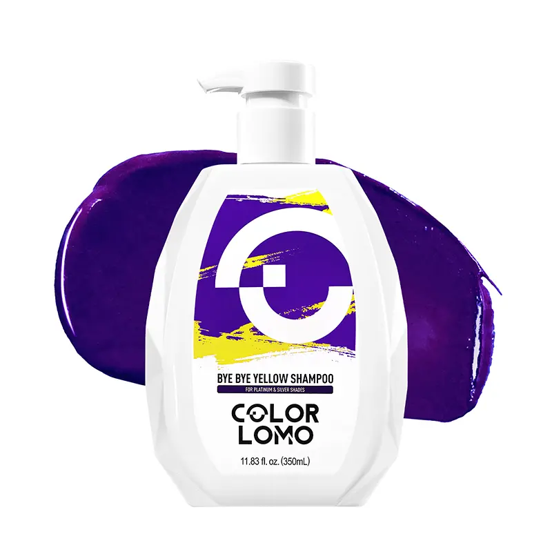 COLORLOMO Bye Bye Yellow Purple Shampoo - Neutralizing & Color Safe for Blonde Hair with HueSync Tech - Sulfate-Free for Sensitive Skin, Floral Scent, Unisex, 350ml, Hair Color Shampoo, Neutralizing Shampoo