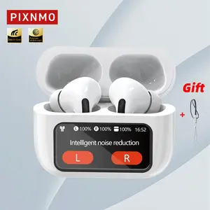 Earbuds with screen,TWS Noise Cancelation Earphone, Wireless Headphones HiFi Stereo Earphones with ENC Noise Canceling Mic,35H Playtime, Bluetooth 5.4 Sport Earphones with LED Power Display for Android IOS