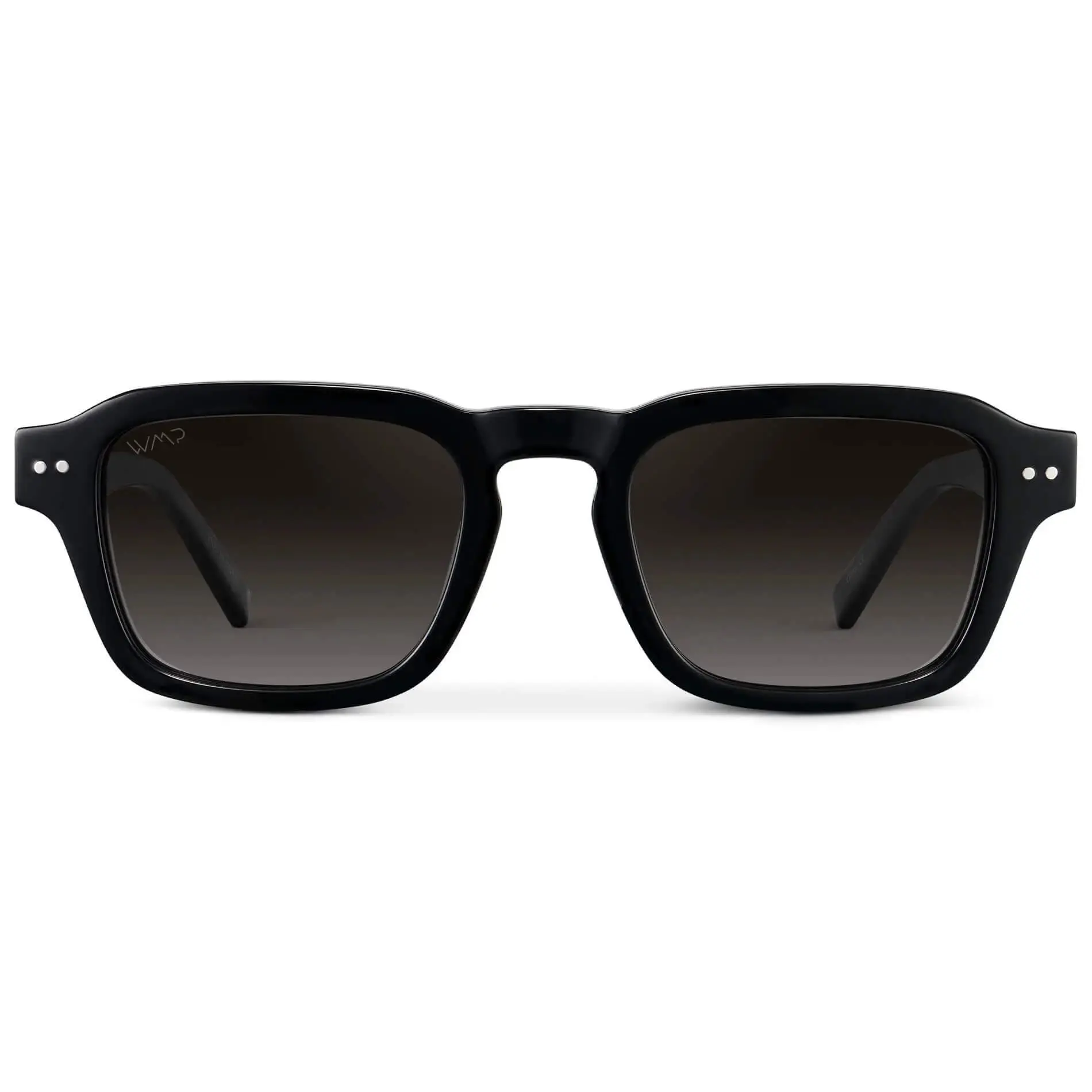 WMP Eyewear Morris Men's Acetate Polarized Rectangular Sunglasses, Stylish UV-Protective Shades for Daily Wear, Stylish Fashion Accessories, Acetate Sunglasses, Men's Sunglasses