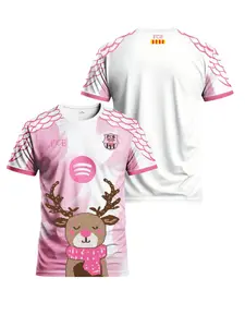 The sports jersey of Barcelona Football Club, featuring Renault pattern design and round neckline. Suitable for participating in competitions, football training, daily leisure and vacation wear. Also can be used as a gift.
