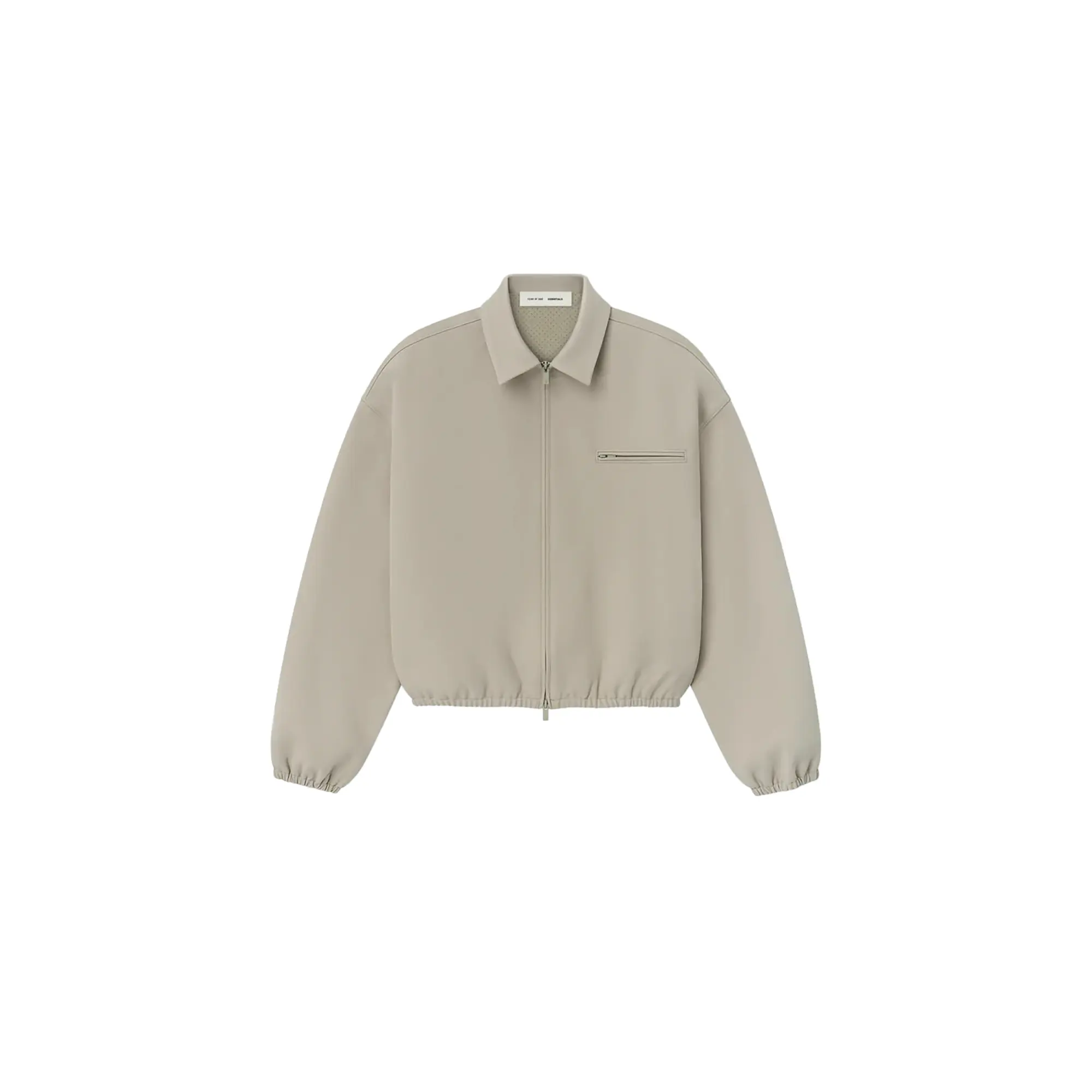Bonded Canvas Zip-Up Jacket "Timber" 202SP258061F