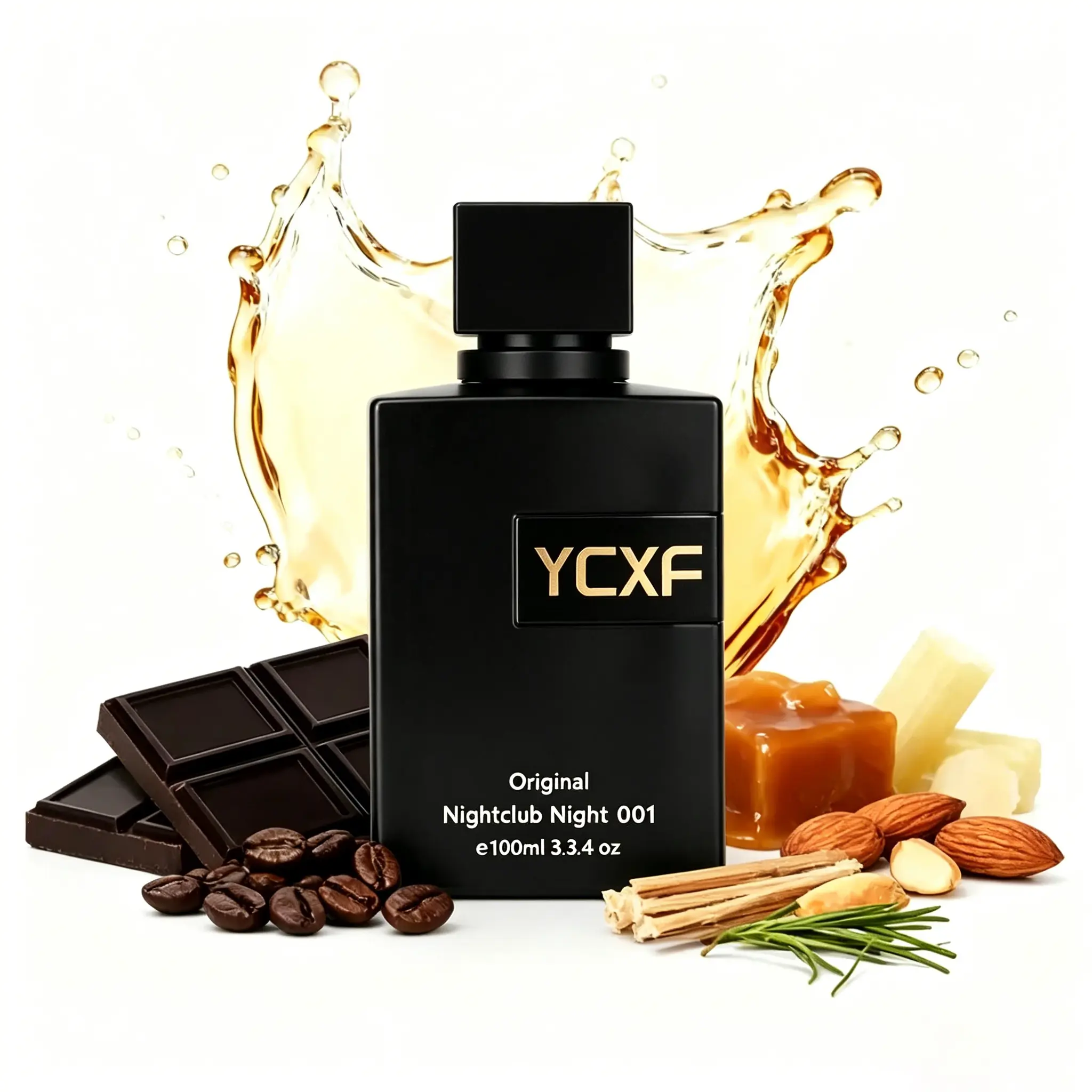 Original Night Club Men's Cavalier Eau de Parfum Spray, 3.6 oz. Woody Pineapple. Elegant bottle design, long-lasting fragrance, suitable for various occasions, such as parties, dates and office use, hair perfume, date night fragrance Limited Edition Edp C