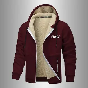 Fleece Hooded Cardigan Sweatshirt