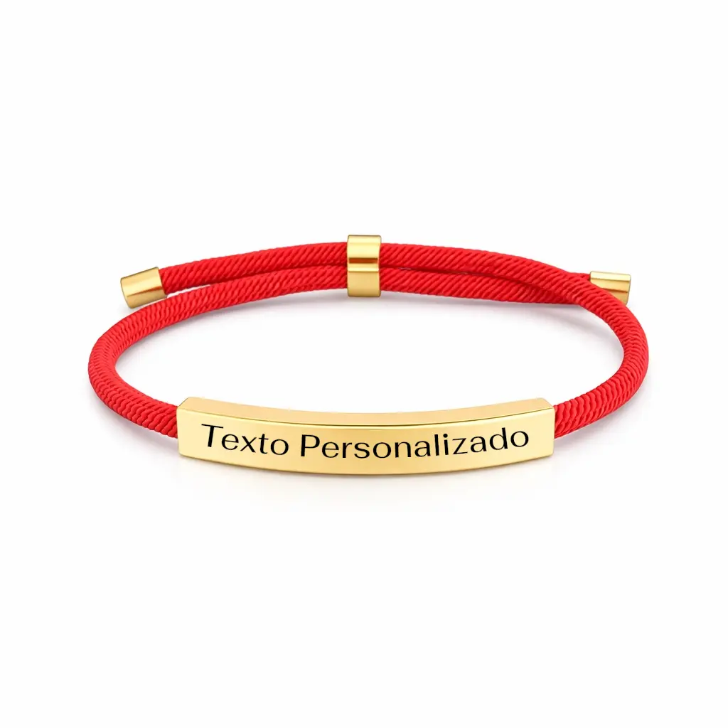 Didiray Adjustable Woven Rope Bracelet in Stainless Steel with Personalized Engraved Logo or Phrase Unisex Fashion Accessory