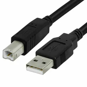 SANOXY USB 2.0 Type A Male to Type B Male Printer Scanner Cable 6 Feet High-Speed 480Mbps Transfer Durable PVC Jacket Plug & Play