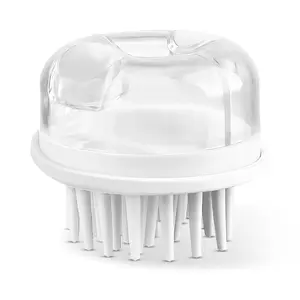 Dual-Effect Bristle Scalp Massage Comb: Dual-zone bristles for targeted care. Deep cleans hair follicles while soothing massage relieves tension. Strengthen roots starting with a healthy scalp. Available in white/pink/gray.