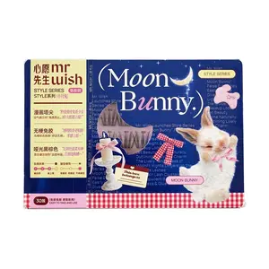 MR.WISH Style Series 30-Cluster Matte Black Brown Wispy Faux Mink Lashes, Glue-Free Stemless Individual Lashes for Natural Makeup Look