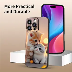 A Stylish And Creative Cat-Themed Animated Phone Case, Featuring Thick Full-Body Protection, Shockproof And Drop-Resistant TPU Soft Cover, Iphone 15, 14, 13, 12, 11, XS, XR, X, 7, 8, Mini, Plus, Pro, And Max Models.