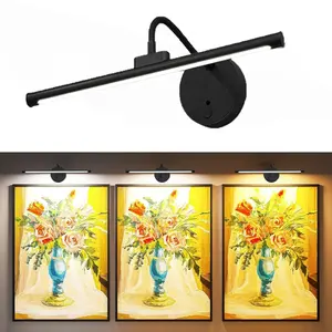 Remote-Controlled Wall Lamp, USB Rechargeable Art Light with Adjustable Brightness and Timer, Decorative Wall Light, Metal-Frame Display Lighting for Walls & Galleries