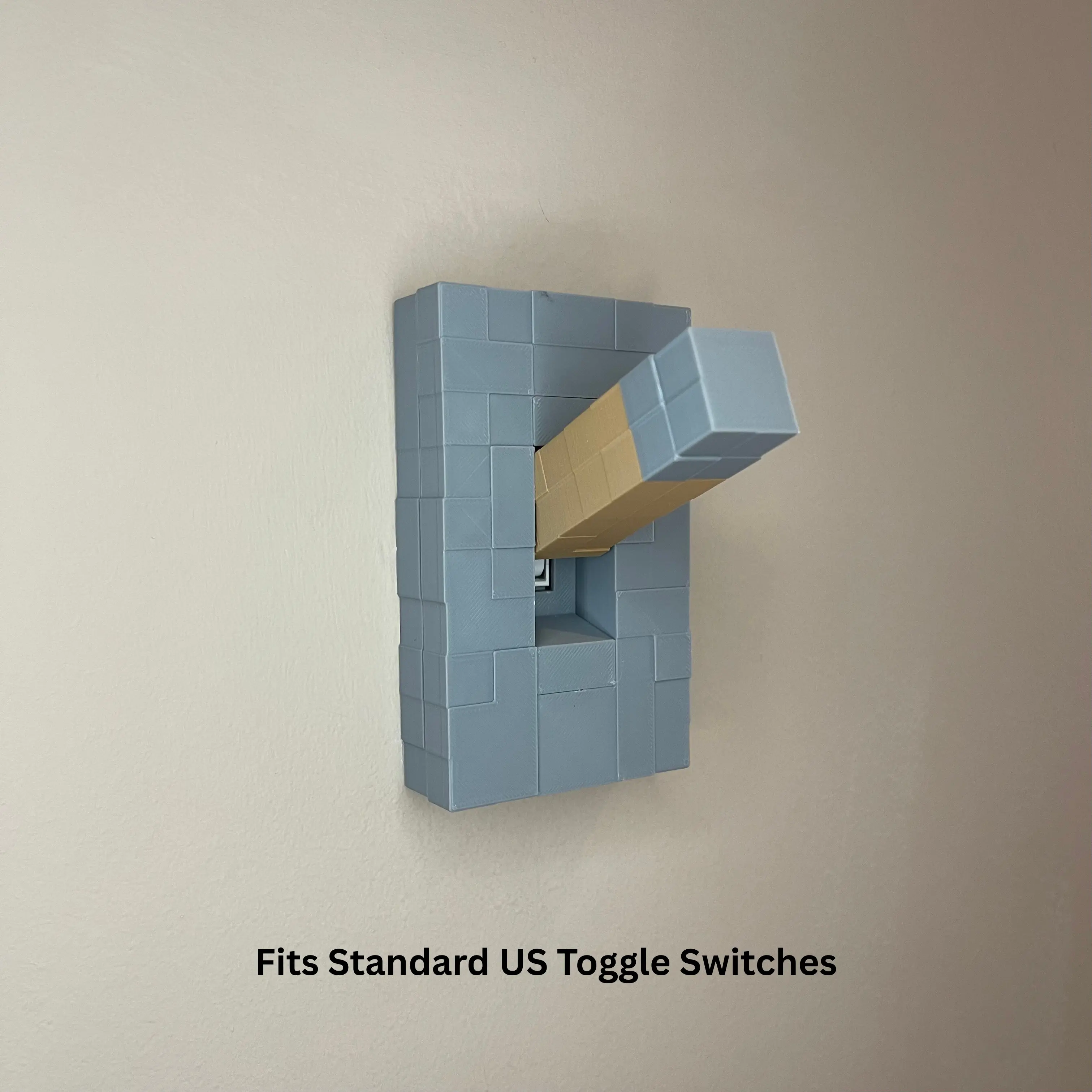 Pixel Lever Light Switch Cover (Fits Standard US Toggle Switches) – Gamer Room Decor
