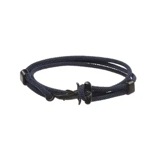 Hammerhead Sharks Milan Cord Nylon Rope Wrap Bracelet for Men and Women 21 In