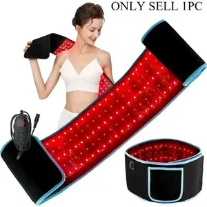 Electric Heating Waist Belt Massager, Portable Heated Pad for Back Pain Relief, Multifunctional Massage Wrap for Men & Women