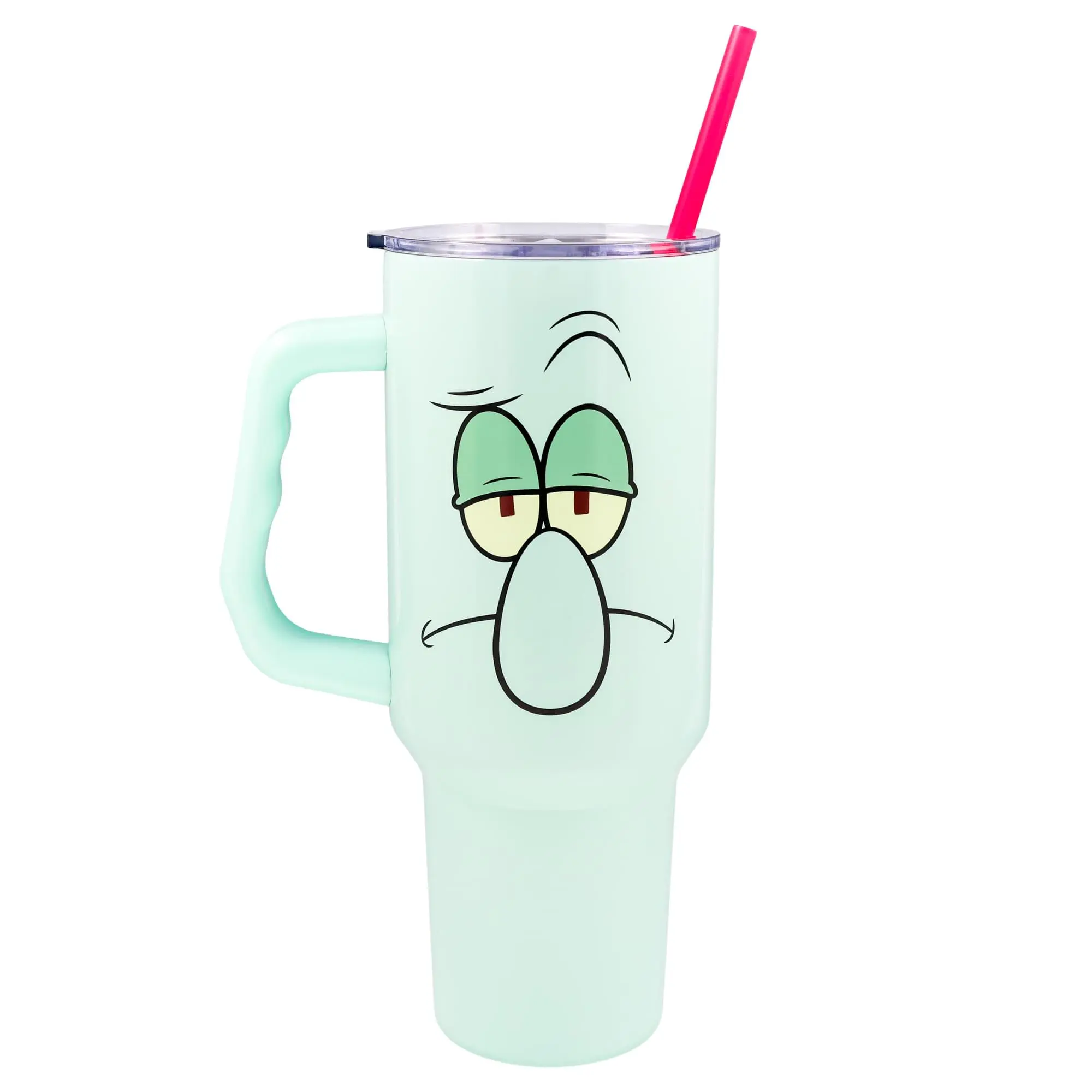 Nickelodeon SpongeBob SquarePants Squidward 40-Ounce Stainless Steel Tumbler