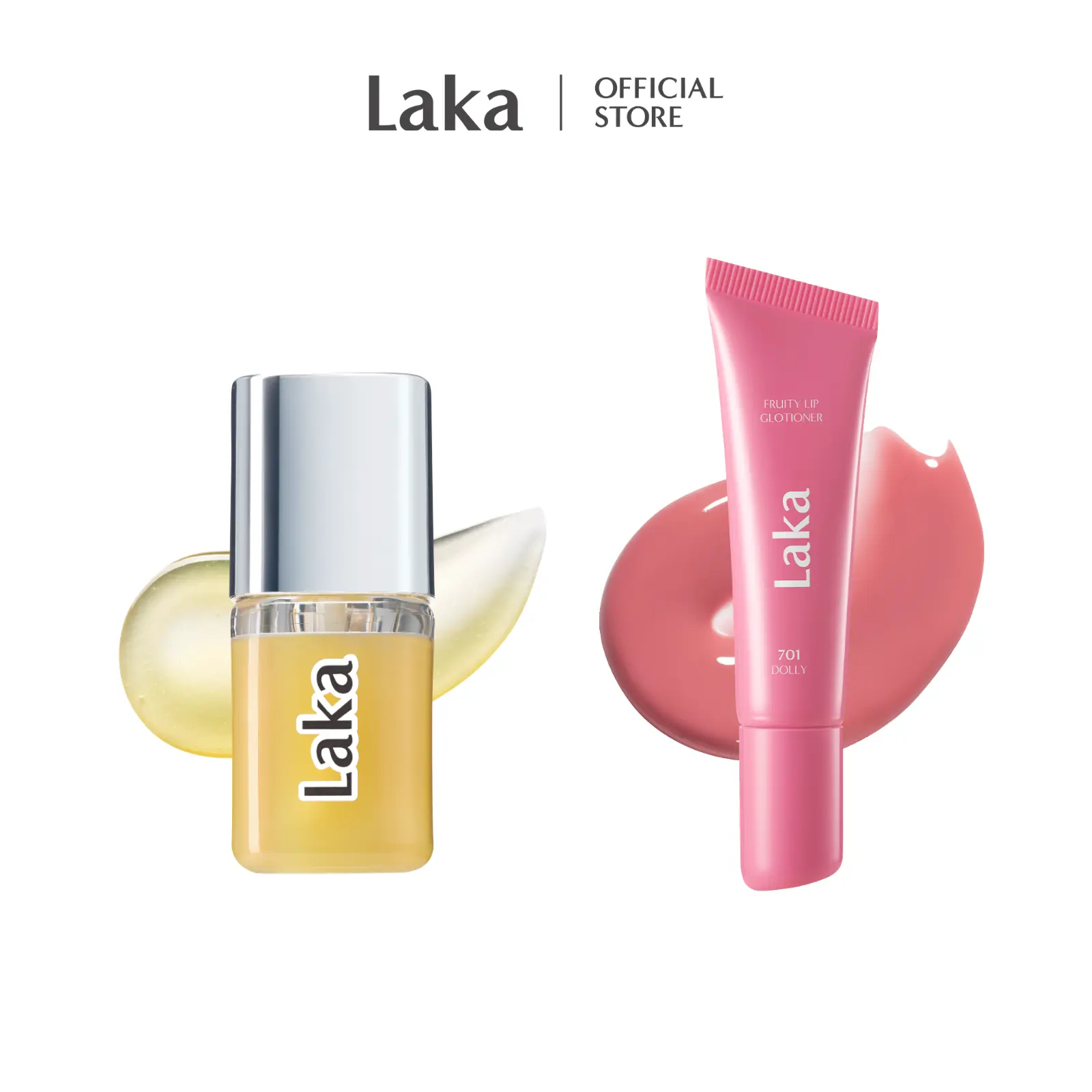 [Laka] [NEW] Spicy Lip Plumper +  Fruity Lip Glotioner Duo — Fuller-looking Lips with Juicy Lip Serum