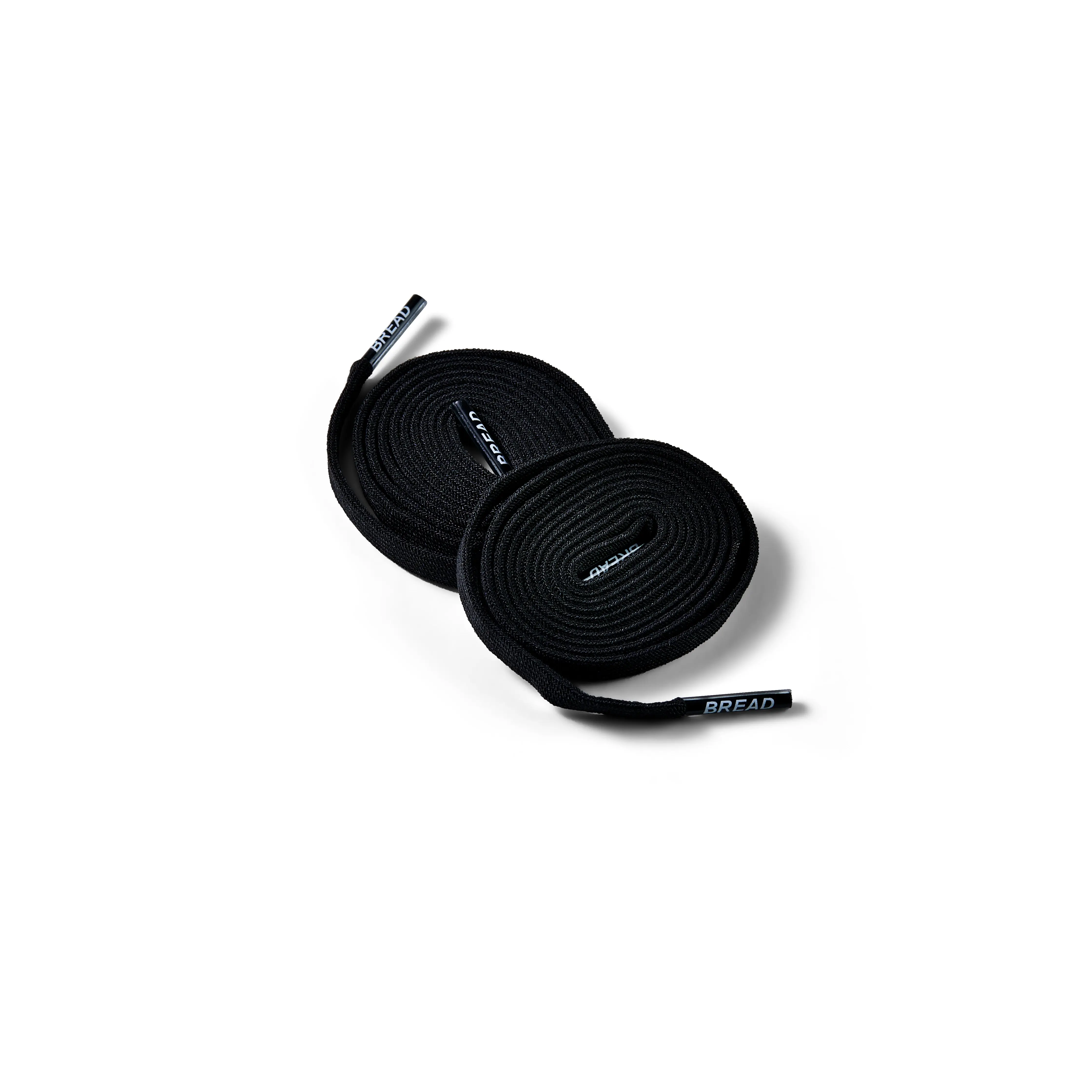 Shadow Black Bread Elastic Shoelaces